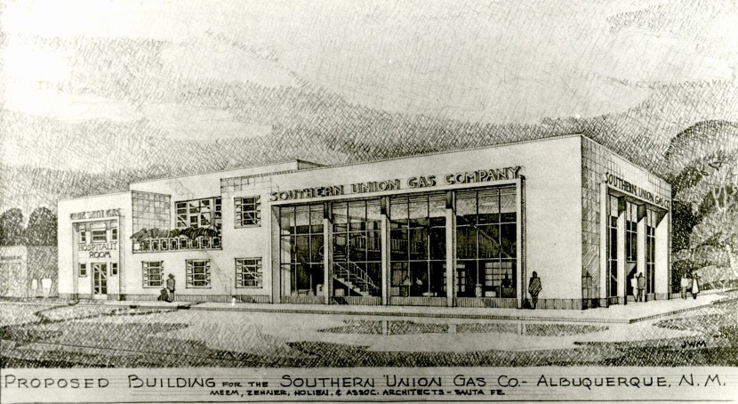 Figure 1. Exterior, former Southern Union Gas Company Building, Albuquerque, New Mexico, November 2015. Photograph by author.