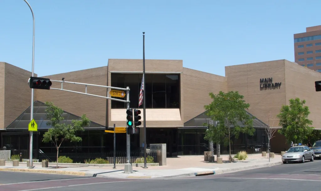 Albuquerque Public Library exterior photograph.