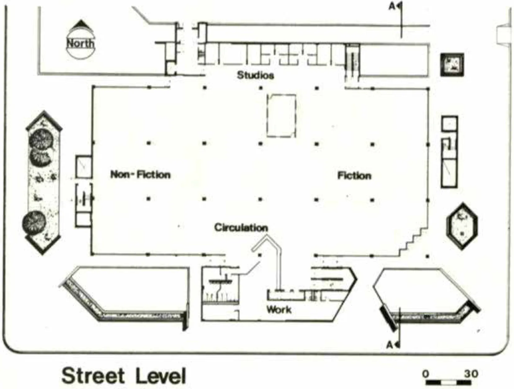 Street level plan.