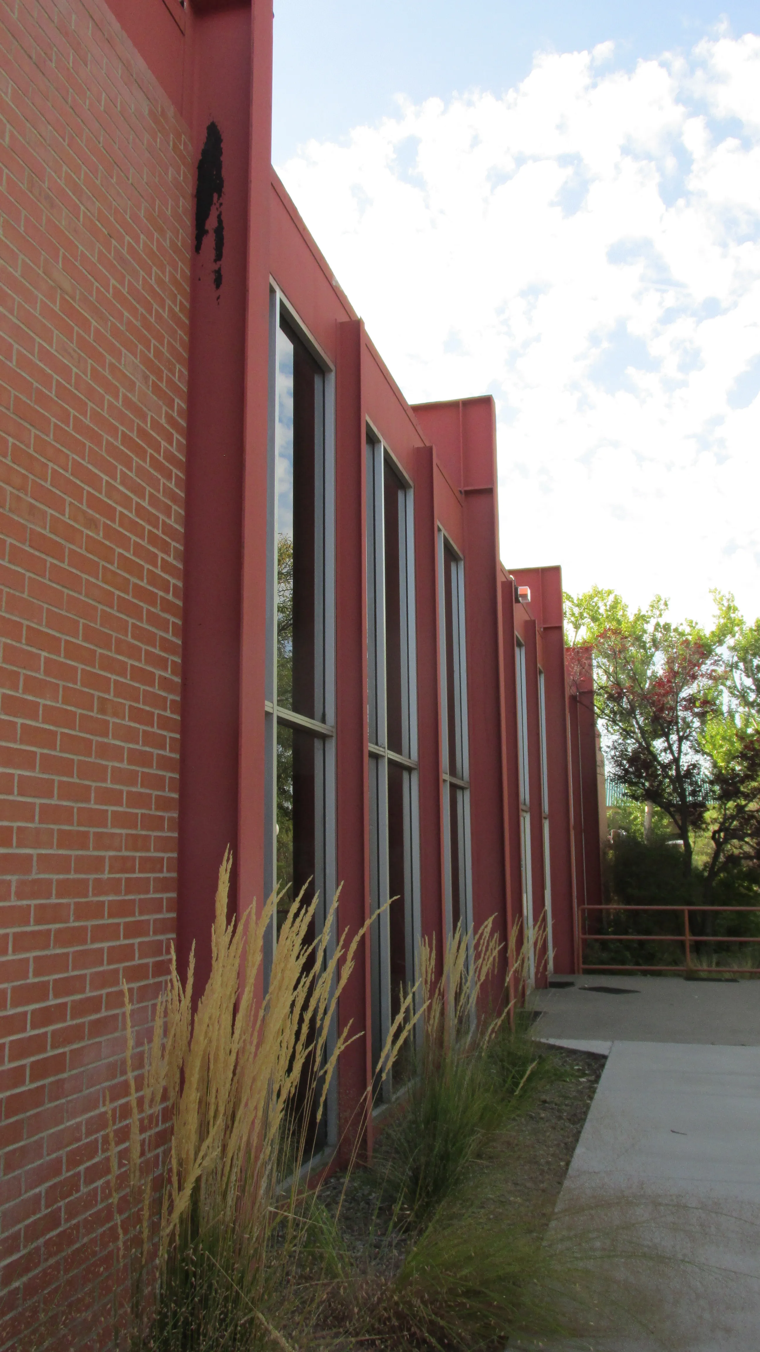 East elevation of the Hoshour addition, First Unitarian Church