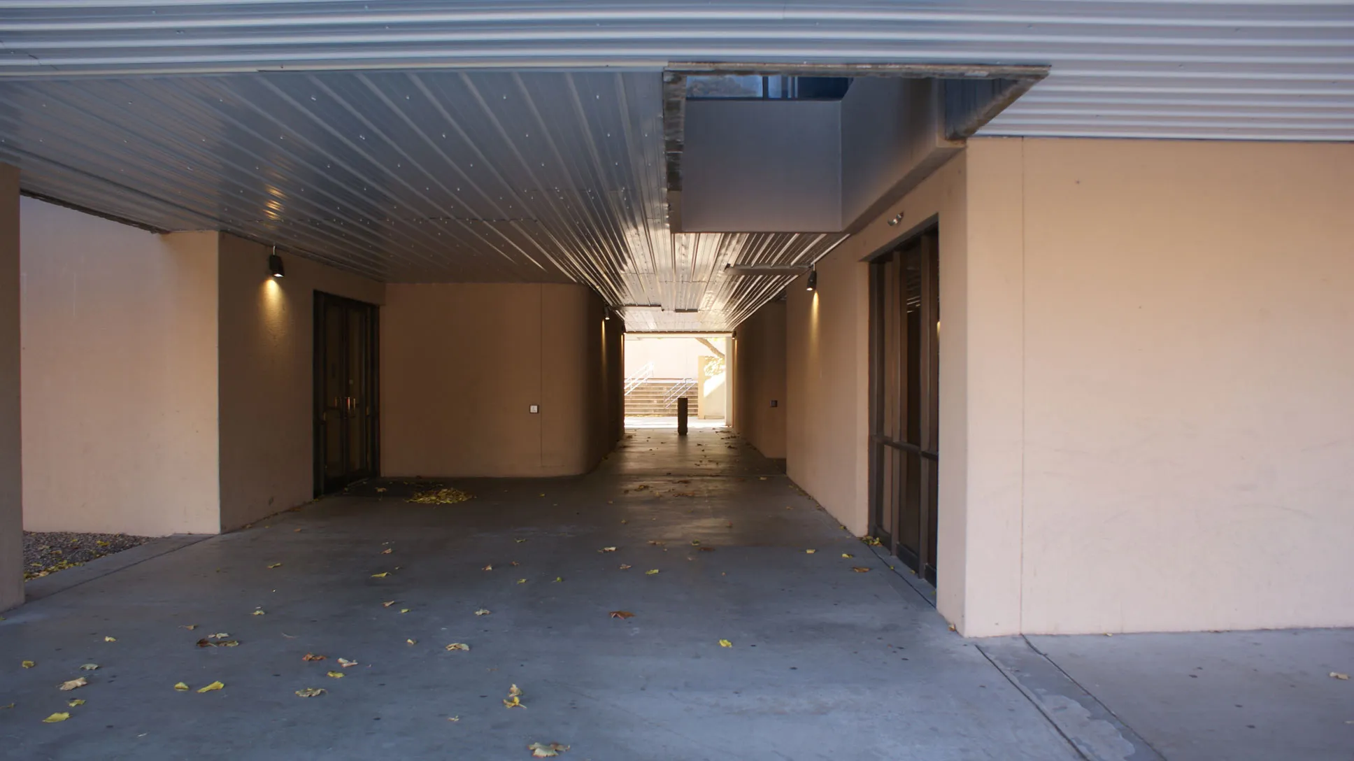 Ground floor entrances at the Humanities Building