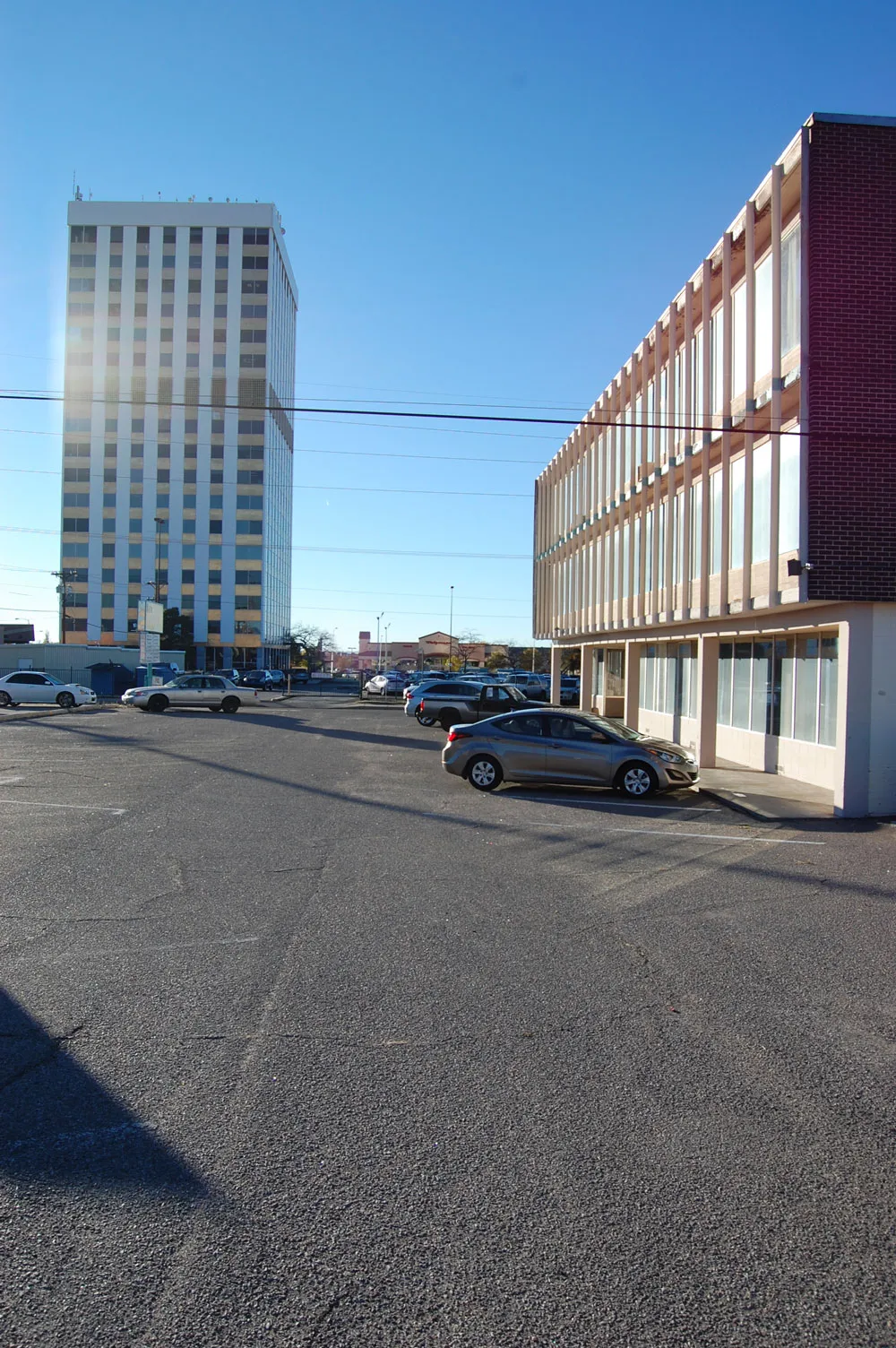 Fox Building with First National Bank Building East in background