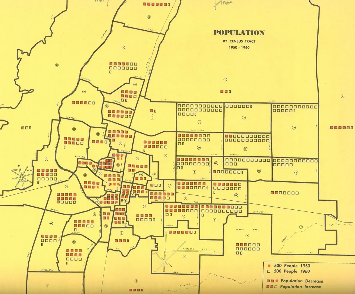 Population map.